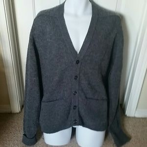 Vintage L.L. Bean Pure Wool Cardigan England